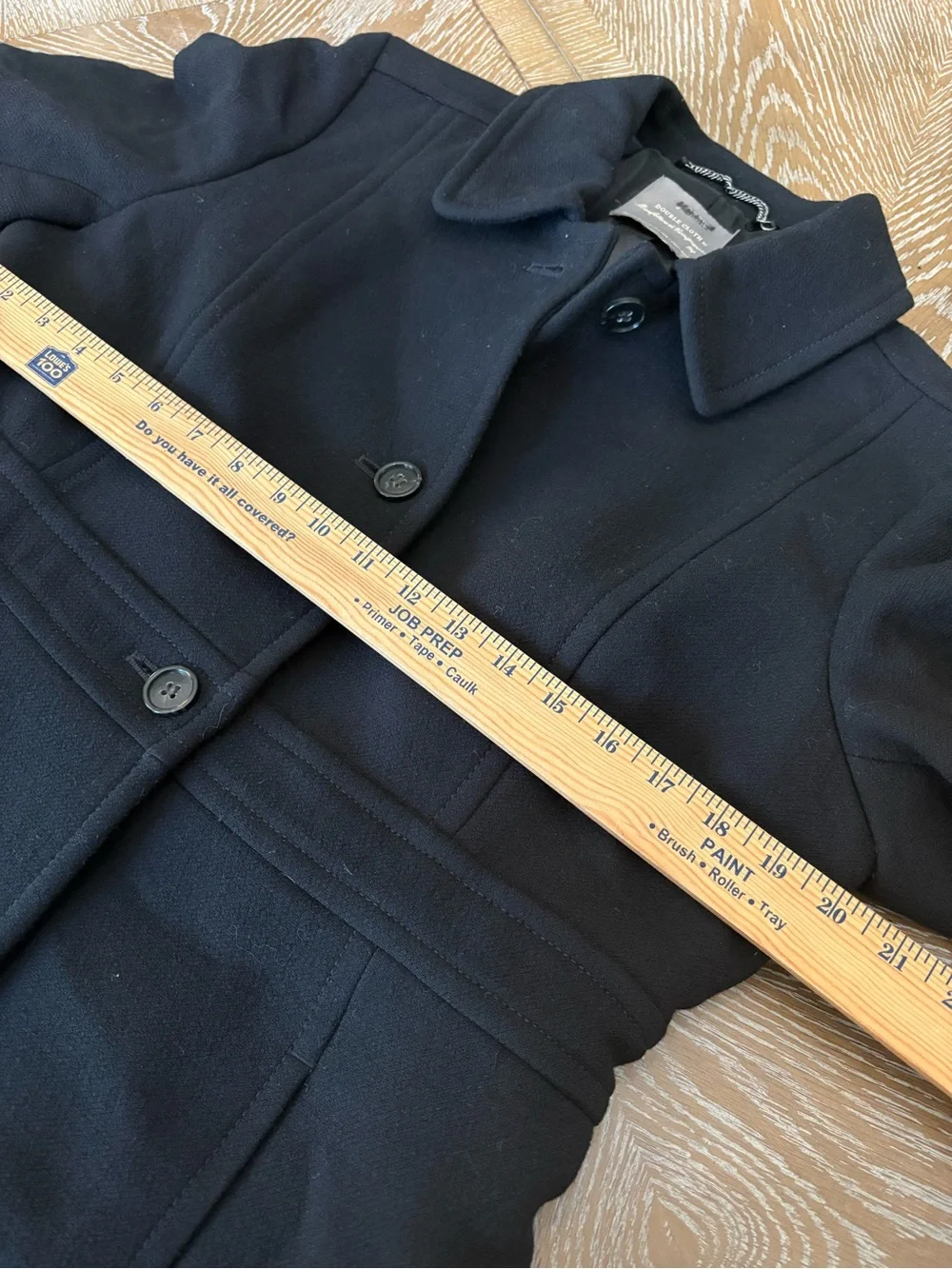 J.Crew Classic lady day coat in Italian double cloth wool with Thinsulate Size 6